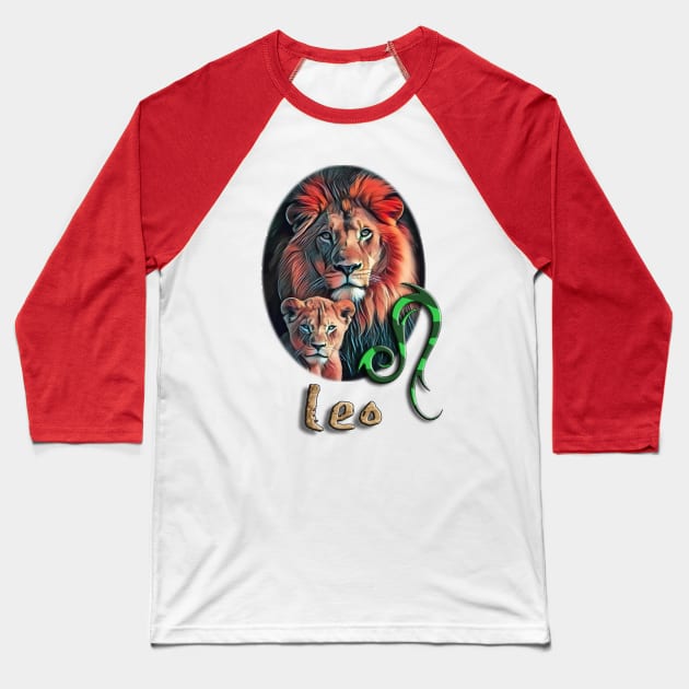 Leon Baseball T-Shirt by RobetsDesign